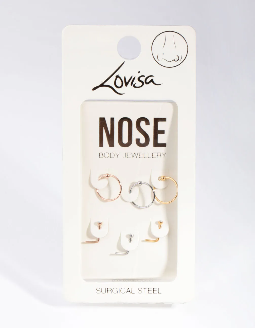 5mm Ball Nose Ring 6-Pack sold by lovisa product image thumbnail 3