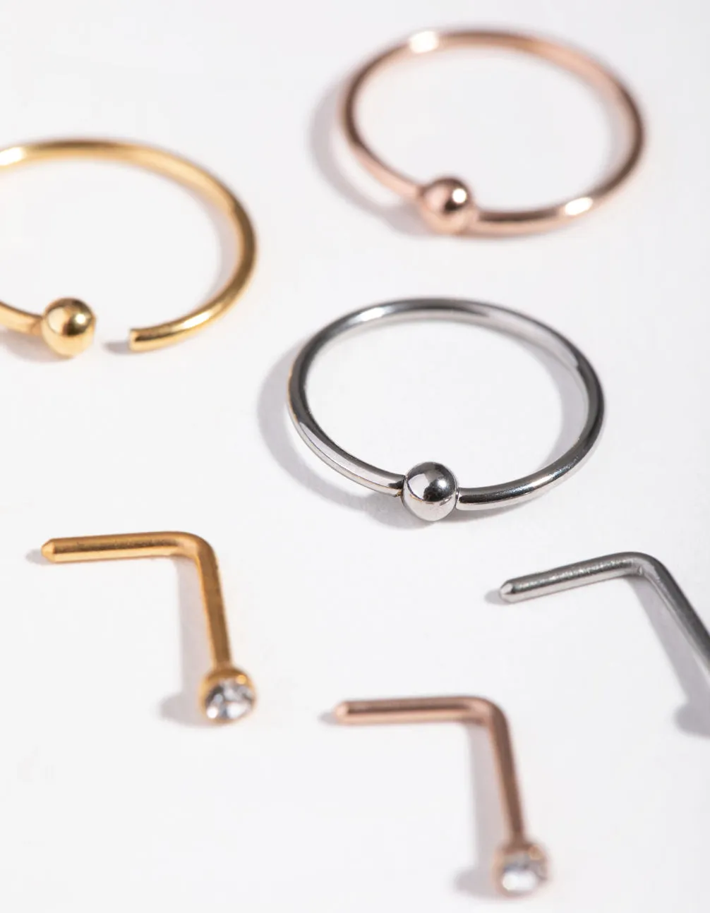 5mm Ball Nose Ring 6-Pack sold by lovisa product image thumbnail 2