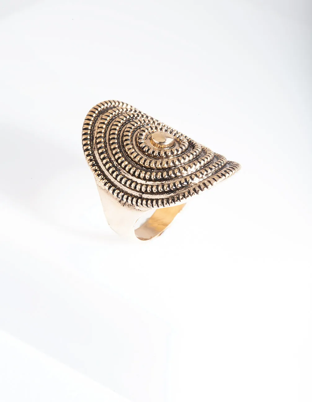 Antique Gold Textured Ring sold by lovisa product image thumbnail 5