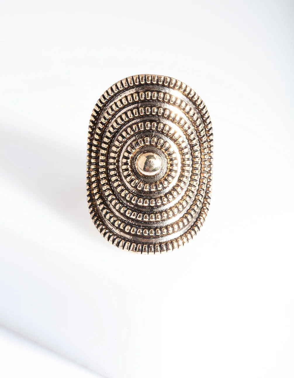 Antique Gold Textured Ring sold by lovisa product image thumbnail 2