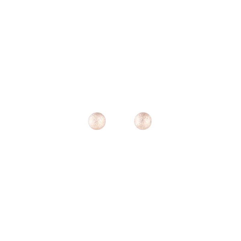 Rose Gold Texture Ball Stud Earrings sold by lovisa
