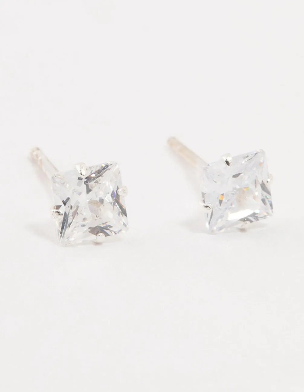 Sterling Silver Cubic Zirconia Stud Earrings sold by lovisa