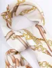 White Fabric Chain Link Scarf sold by lovisa