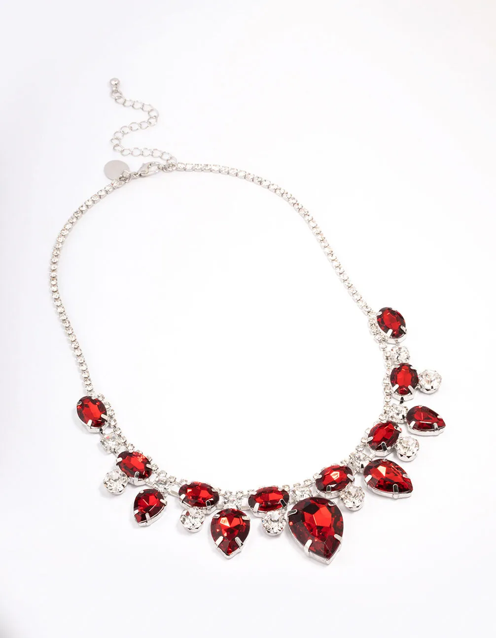 Red Multi Stone Short Necklace sold by lovisa product image thumbnail 2