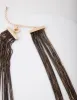 Black Gold Chain Drape Necklace sold by lovisa