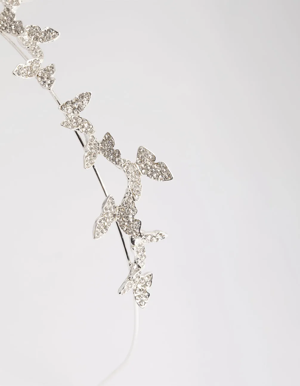 Gold Butterfly Diamante Detailed Headband sold by lovisa product image thumbnail 5