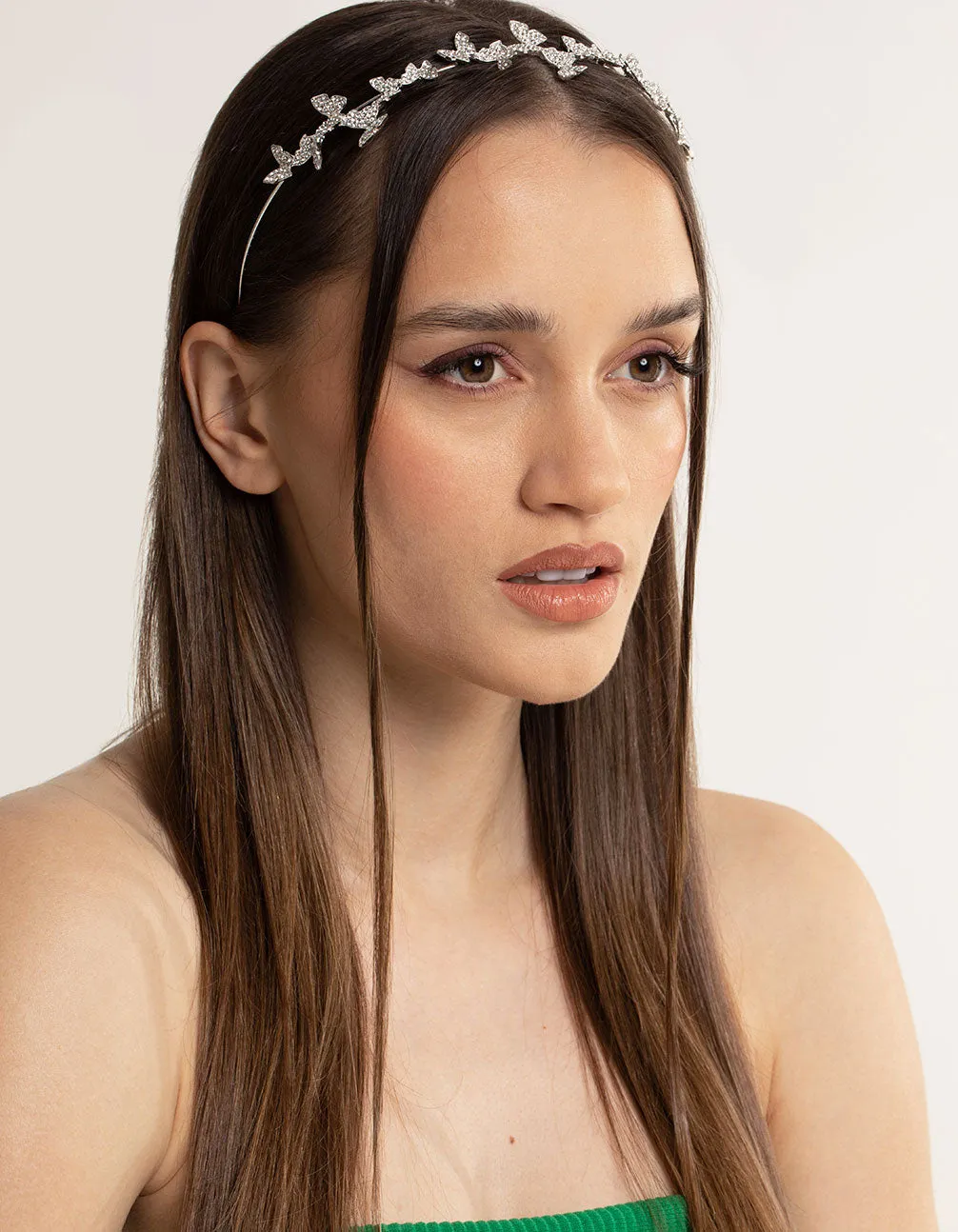 Gold Butterfly Diamante Detailed Headband sold by lovisa product image thumbnail 2