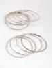 Rhodium Statement Bangle Pack sold by lovisa