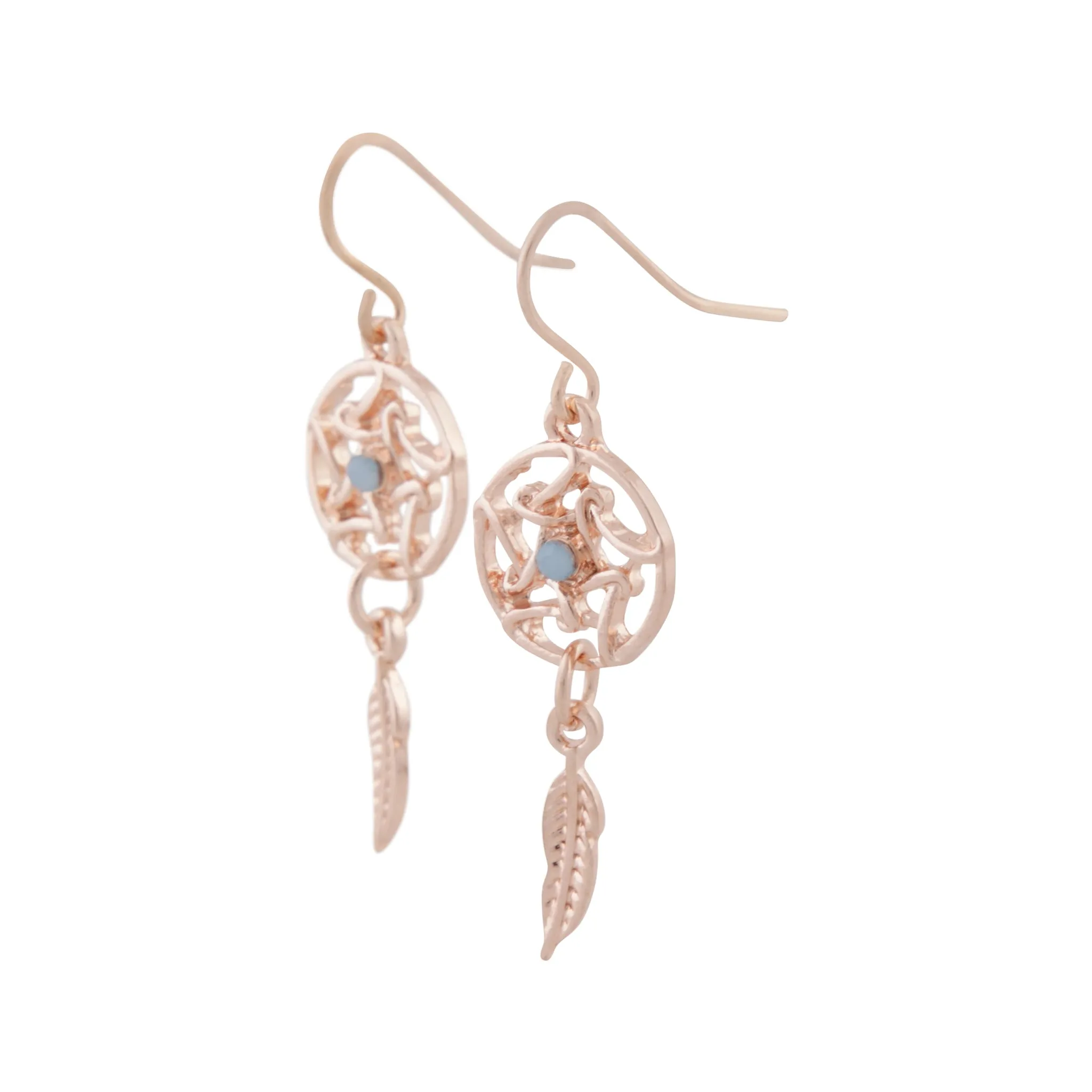 Rose Gold Mini Dreamcatcher Earrings sold by lovisa product image thumbnail 2
