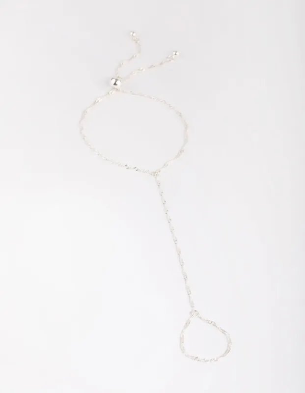 Silver Singapore Hand Chain sold by lovisa