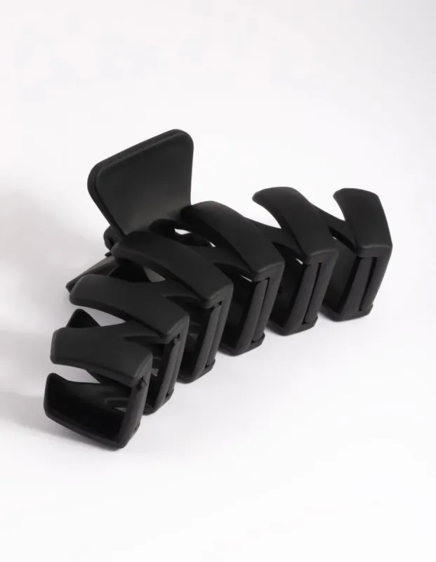 Matte Black Zigzag Claw sold by lovisa
