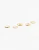 Gold Plated Textured Metal Rings 5-Pack sold by lovisa