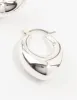 Silver Plated Creole Medium Earrings sold by lovisa
