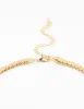 Gold Plated Flat Edge Detailed Necklace sold by lovisa
