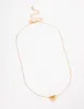Waterproof Gold Plated Stainless Steel Pendant Heart Necklace sold by lovisa