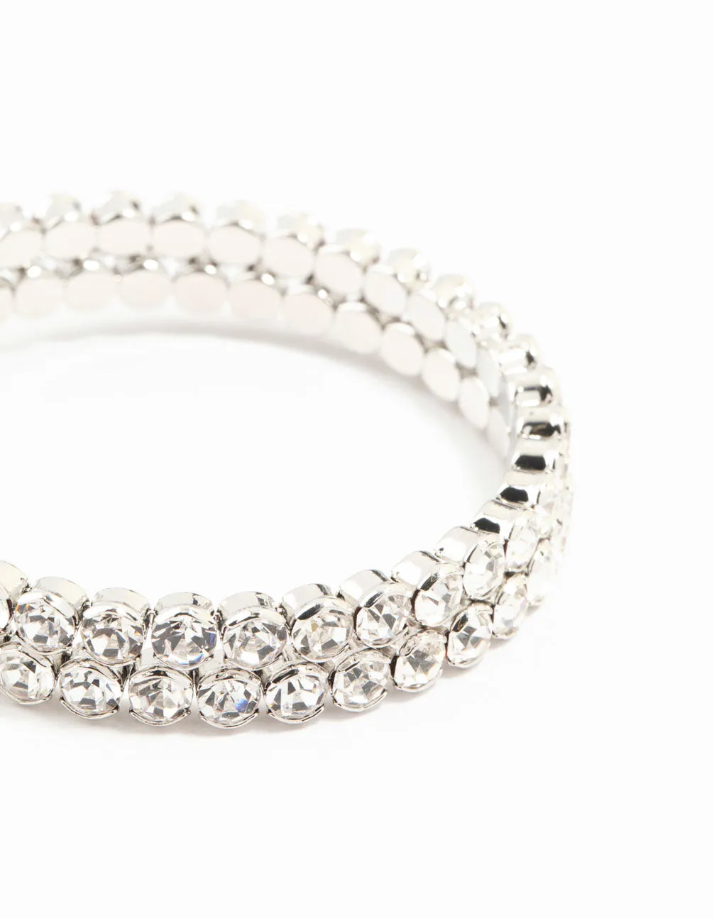 Silver Diamante Bangle sold by lovisa product image thumbnail 2