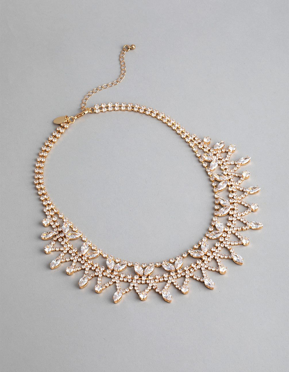 Gold Cubic Zirconia Statement Pointed Necklace sold by lovisa product image thumbnail 4