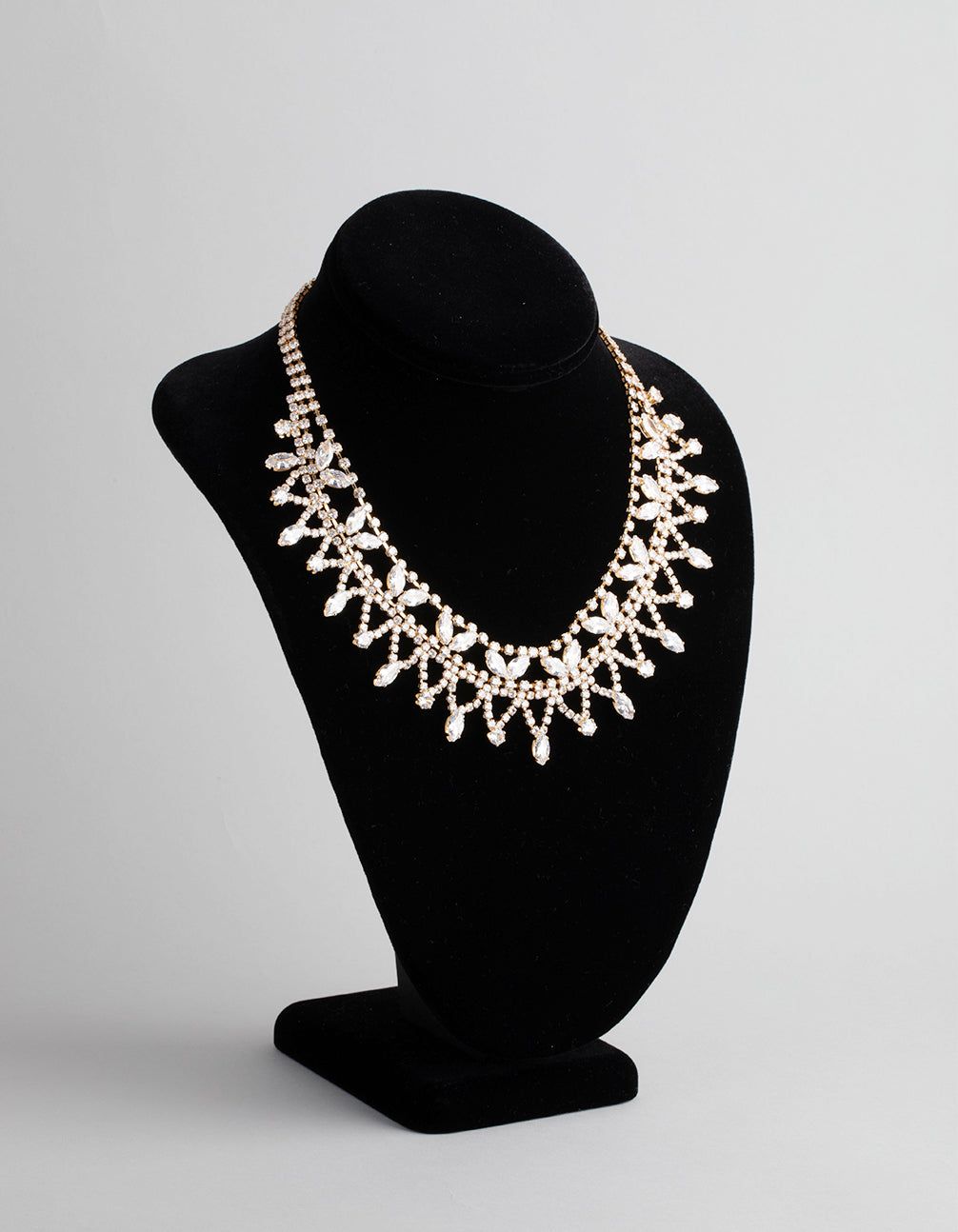 Gold Cubic Zirconia Statement Pointed Necklace sold by lovisa product image thumbnail 2