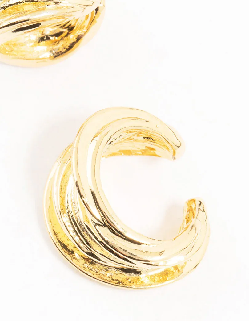 Gold Plated Wire Cuff Earrings sold by lovisa product image thumbnail 3