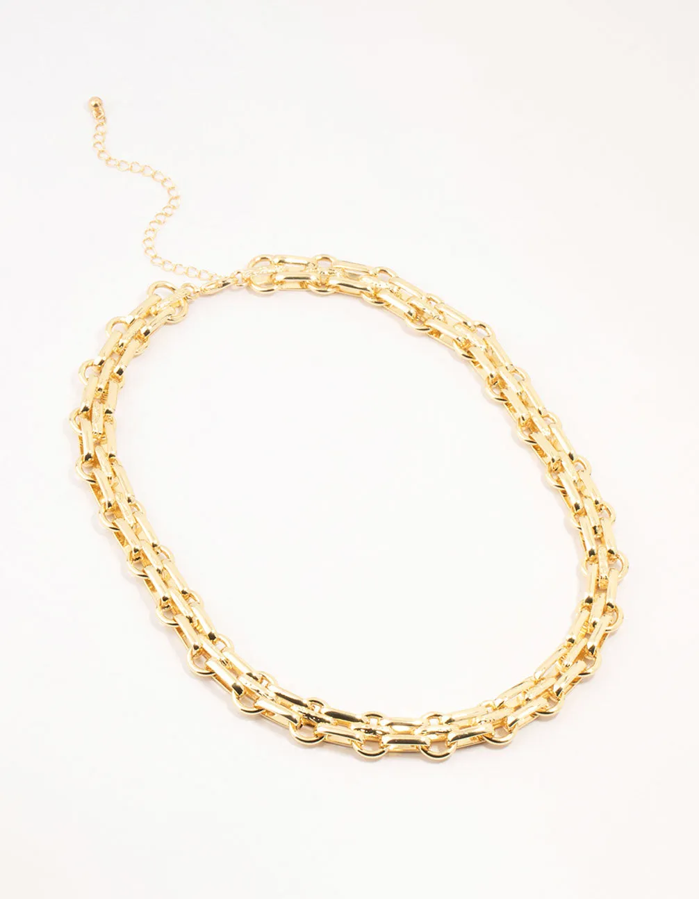 Gold Plated Chunky Link Chain Necklace sold by lovisa product image thumbnail 2