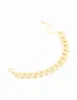 Gold Plated Flat Curb Chain Bracelet sold by lovisa