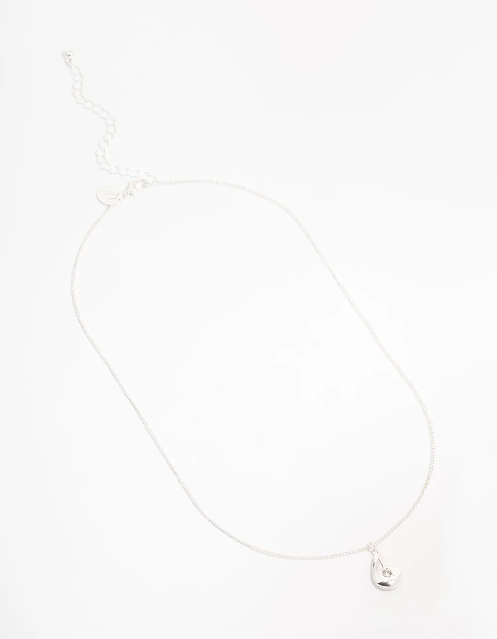 Silver Pear Shaped Locket Necklace sold by lovisa product image thumbnail 2