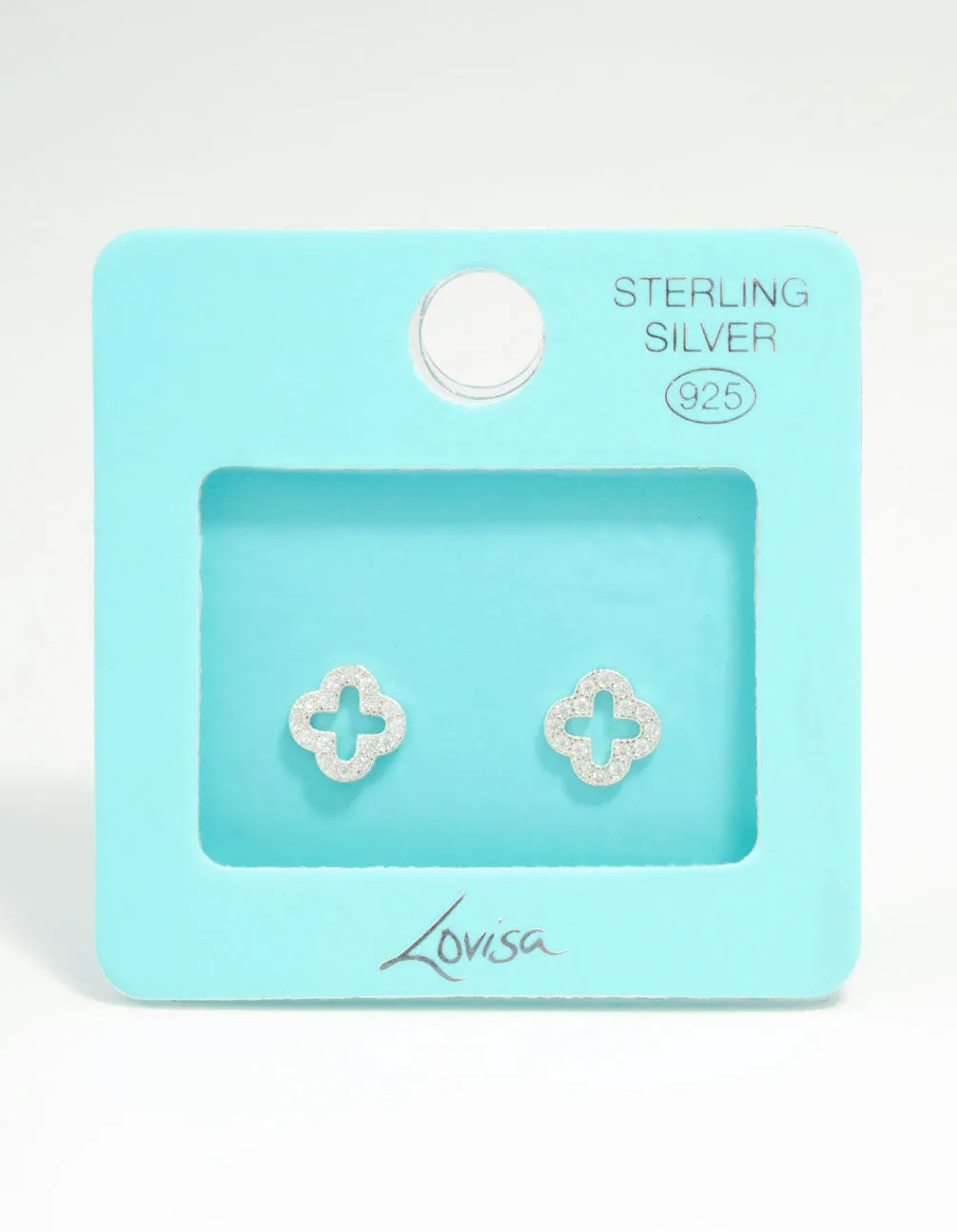Sterling Silver Cubic Zirconia Flower Stud Earrings sold by lovisa product image thumbnail 3