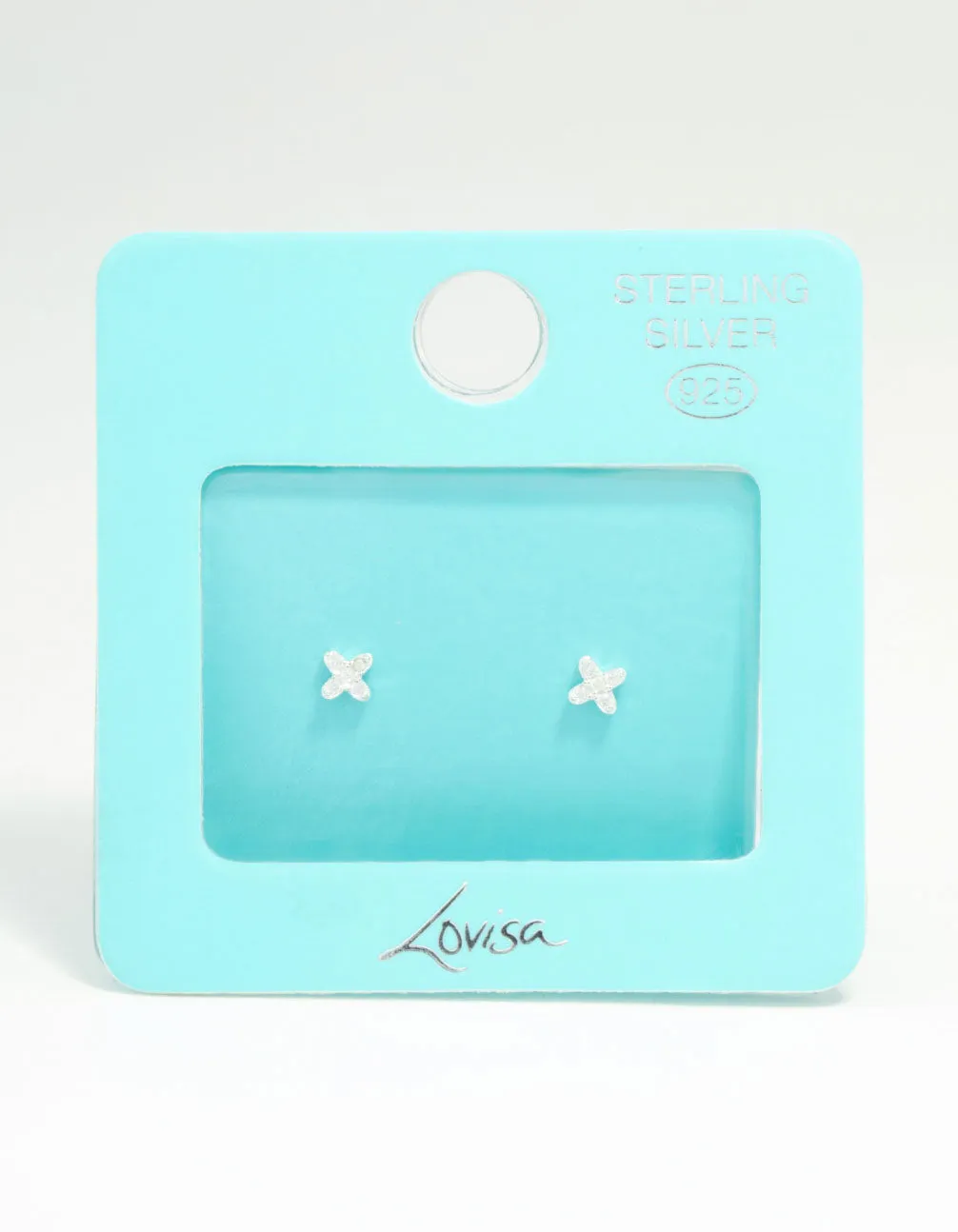 Mini Sterling Silver Cubic Zirconia Flower Stud Earrings sold by lovisa product image thumbnail 3