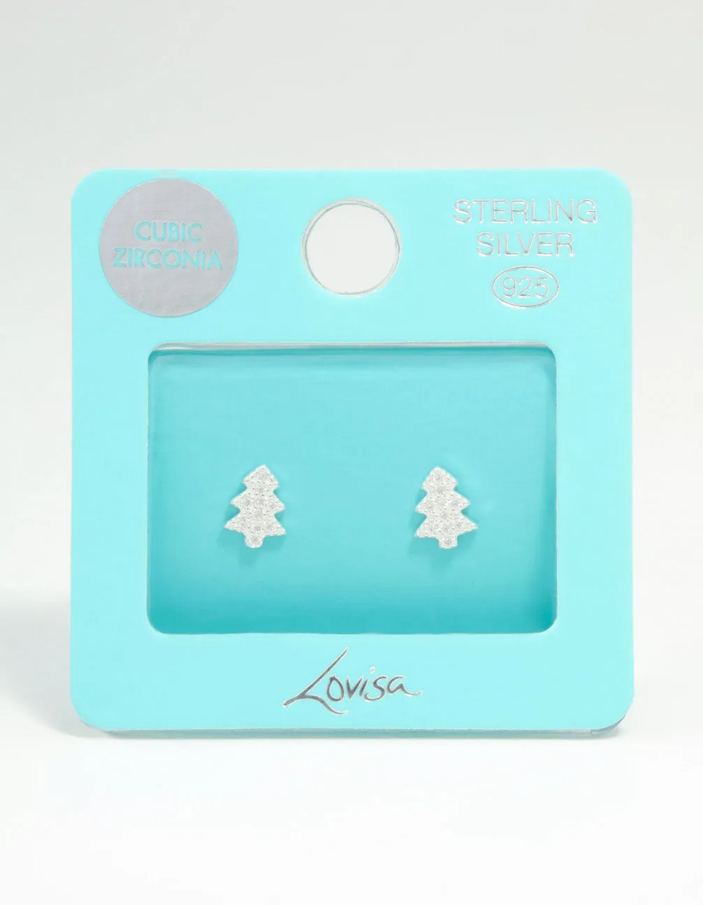 Sterling Silver Cubic Zirconia Tree Stud Earrings sold by lovisa product image thumbnail 3
