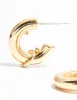 Gold Plated Mini Chubby Ring Hoop Earrings sold by lovisa