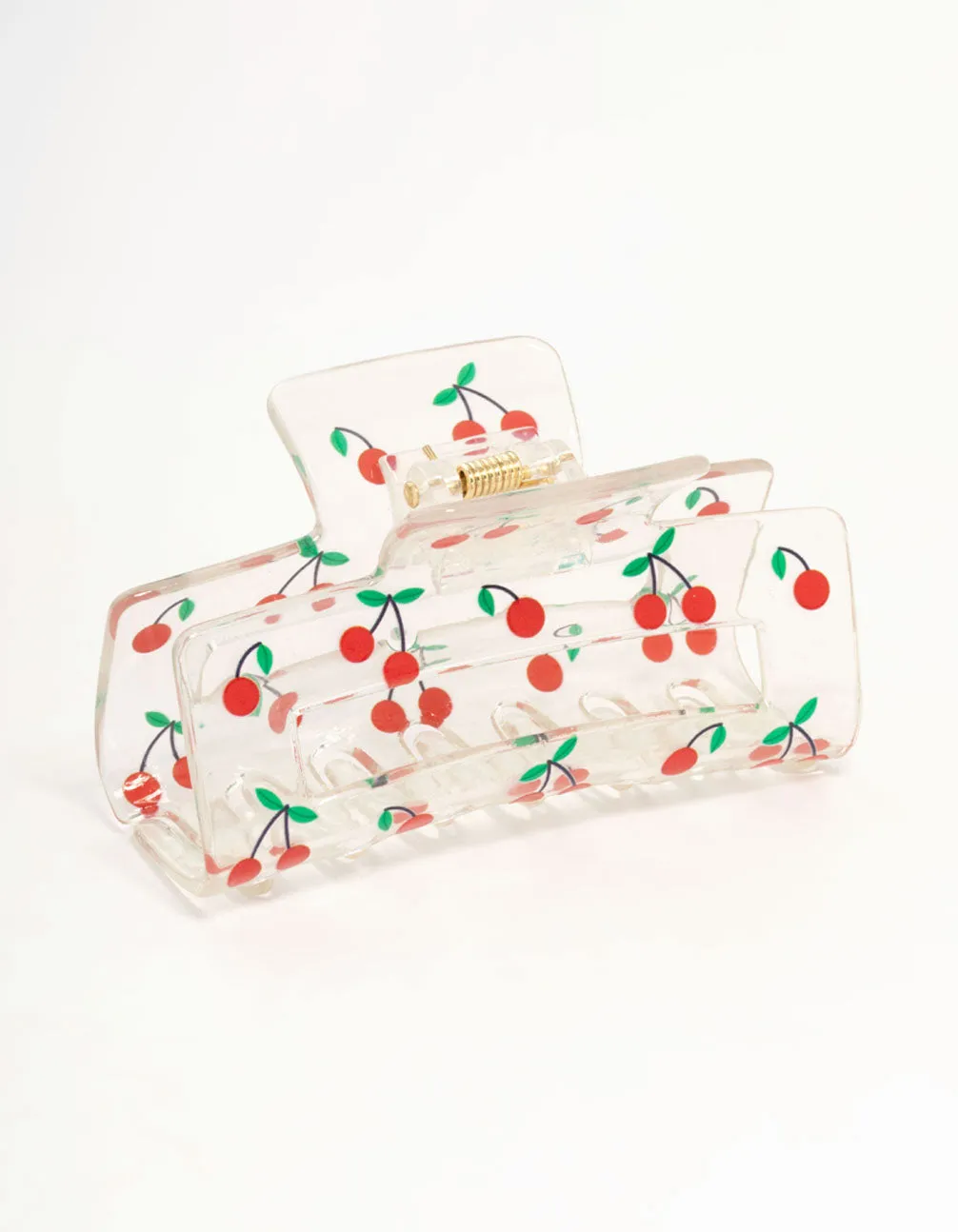Cherry Rectangle Claw Clip sold by lovisa product image thumbnail 4