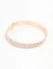 Rose Gold Diamante Spiral Bangle sold by lovisa