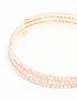 Rose Gold Diamante Spiral Bangle sold by lovisa