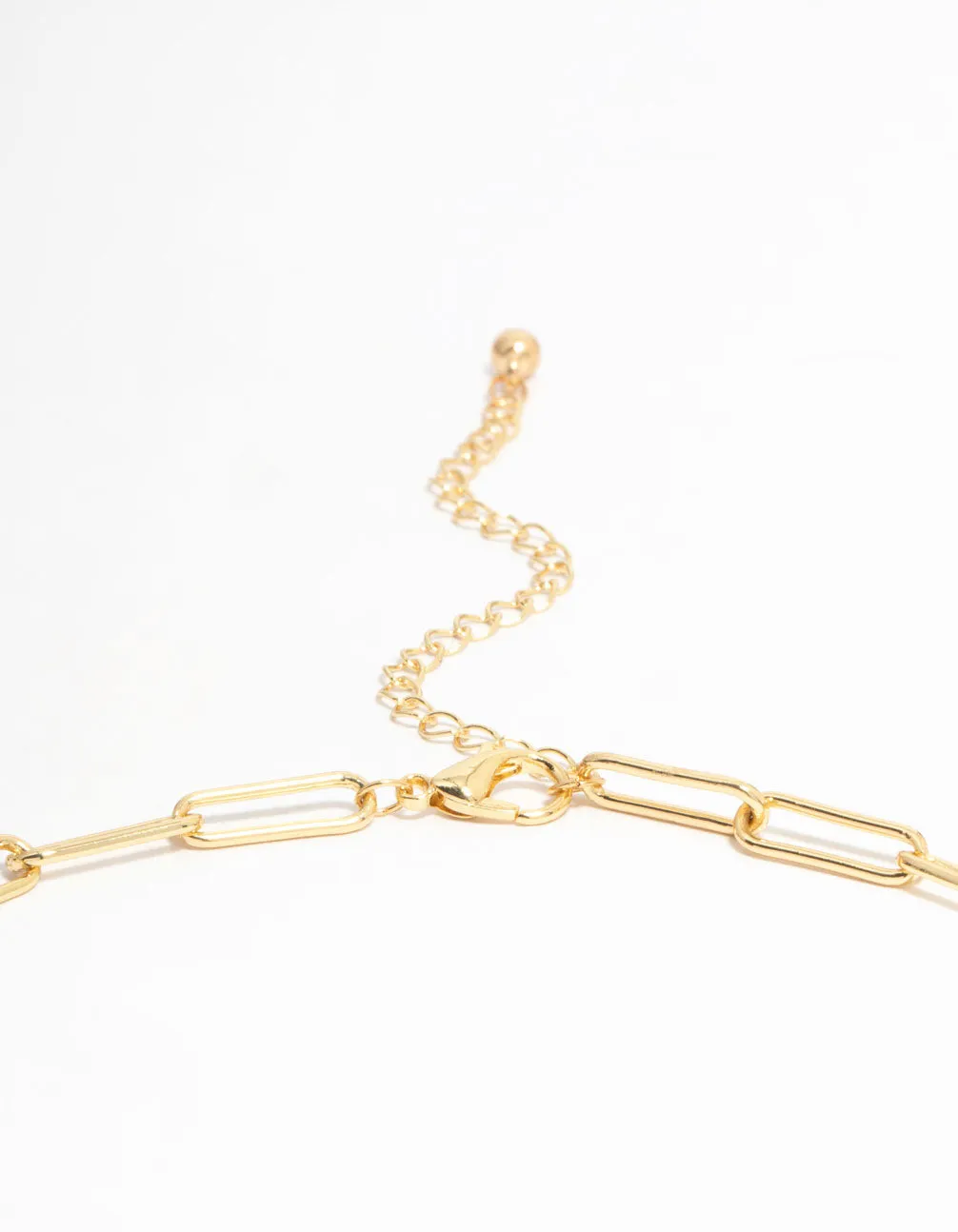 Gold Plated Oval Rondell Link Necklace sold by lovisa product image thumbnail 3