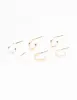 Mixed Metals Basic Huggie Earrings 3-Pack sold by lovisa
