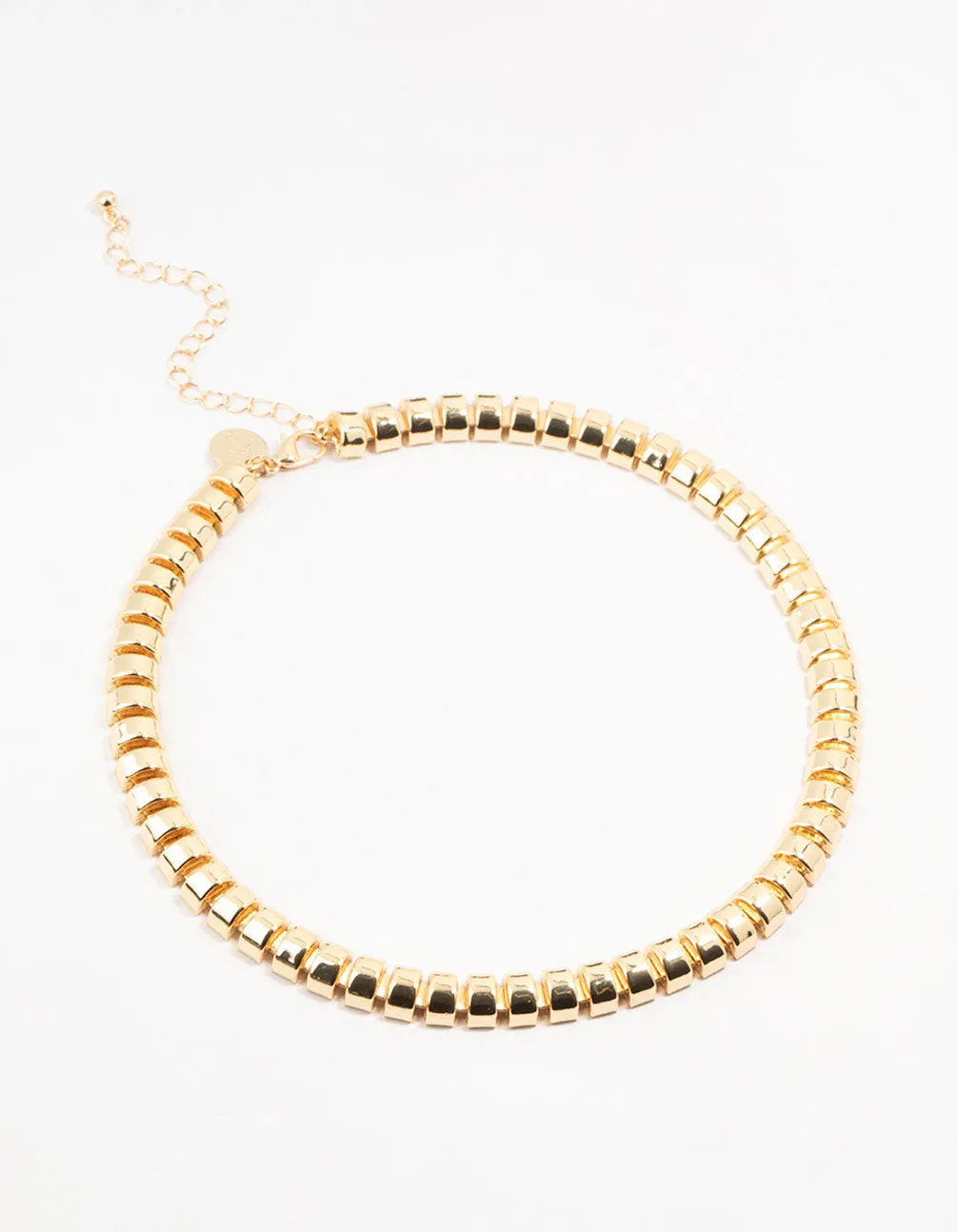 Gold Plated Rectangle Link Necklace sold by lovisa product image thumbnail 2