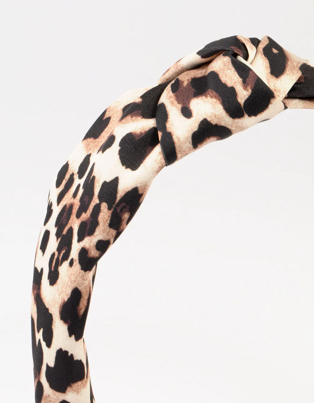 Leopard Print Knotted Fabric Headband sold by lovisa product image thumbnail 2