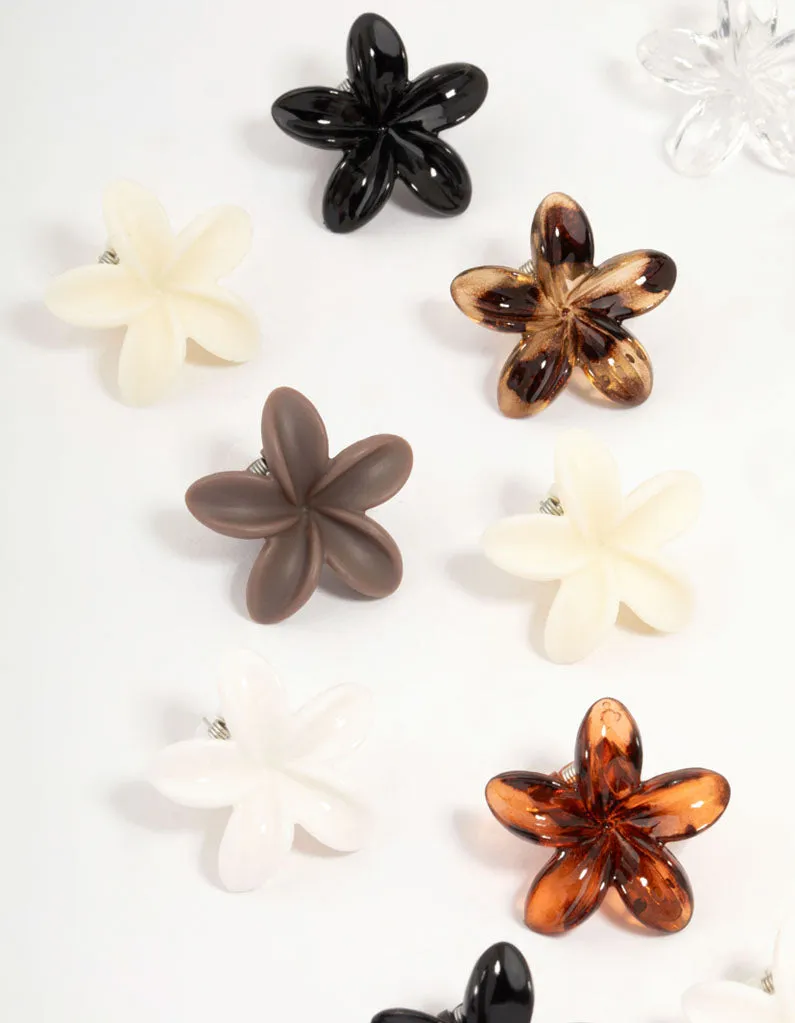 Mini Neutral Frangipani Claw Clips 10-Pack sold by lovisa product image thumbnail 2