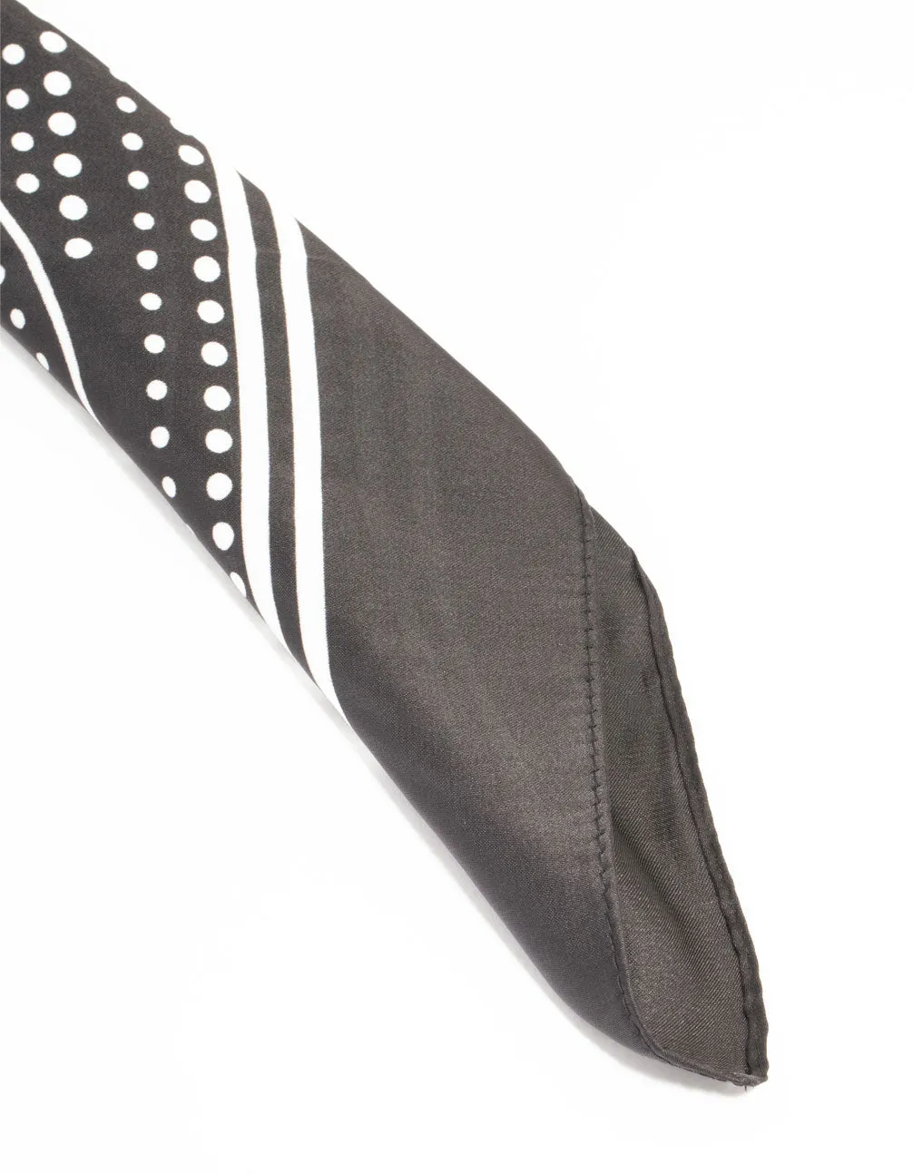 Classic Black Fabric Paisley Scarf sold by lovisa product image thumbnail 3