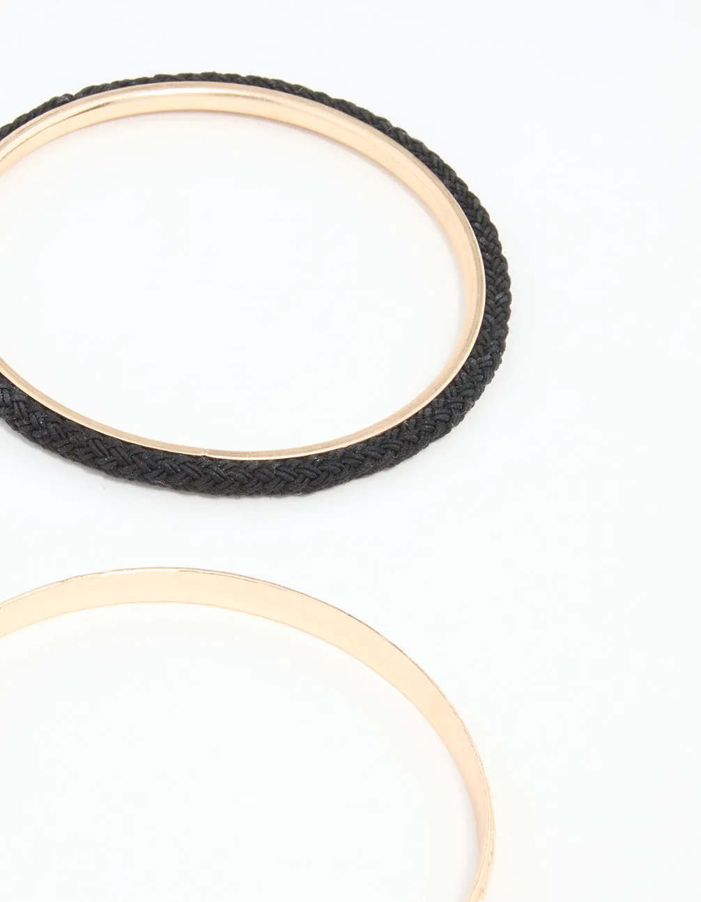 Gold Diamante, Hammered &Twisted Bangles 7-Pack sold by lovisa product image thumbnail 3