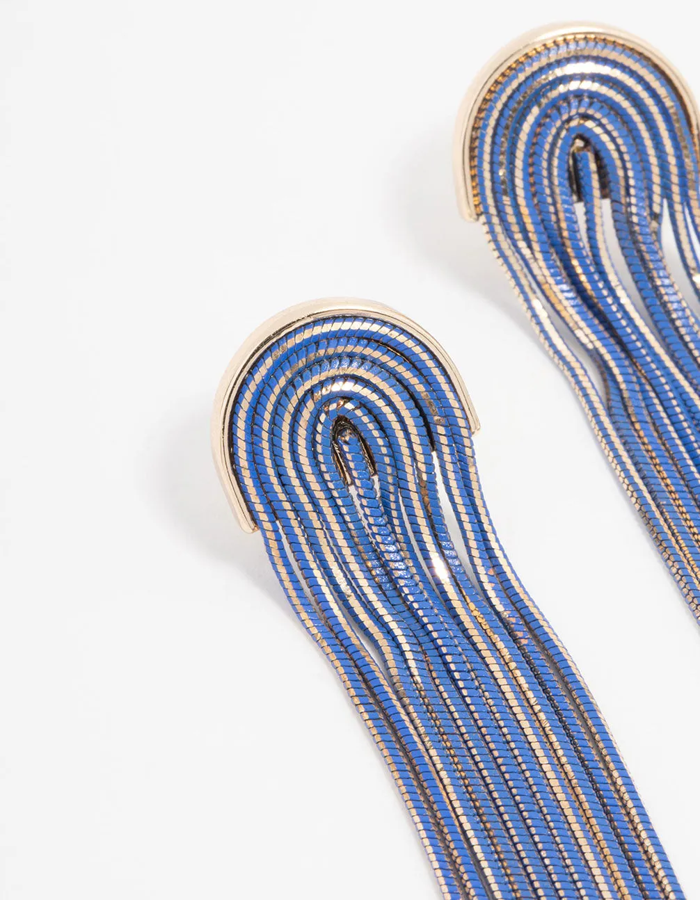 Coated Wide Waterfall Drop Earrings sold by lovisa product image thumbnail 2