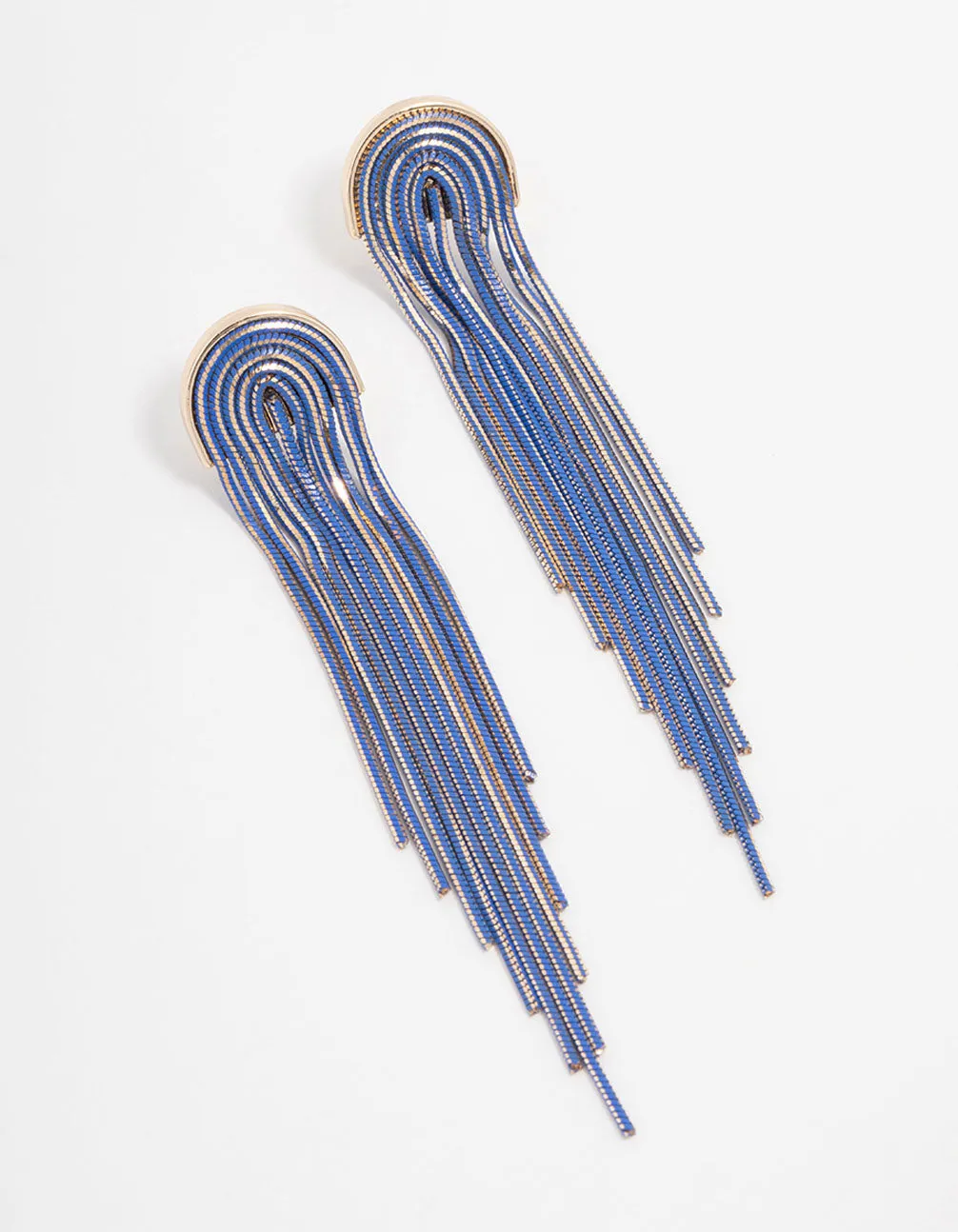 Coated Wide Waterfall Drop Earrings sold by lovisa