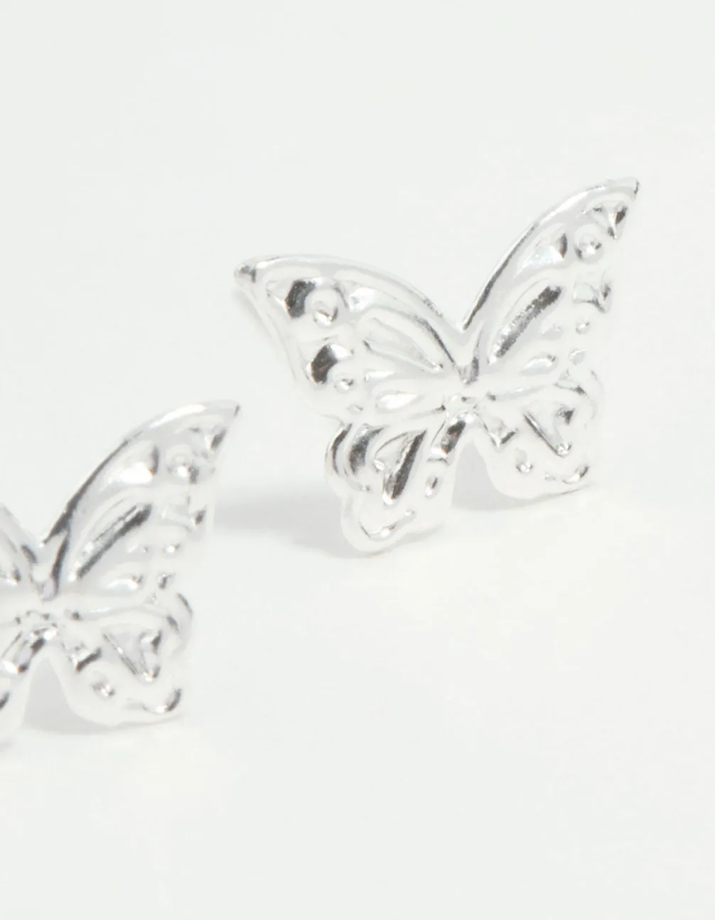 Sterling Silver Butterfly Stud Earrings sold by lovisa product image thumbnail 2