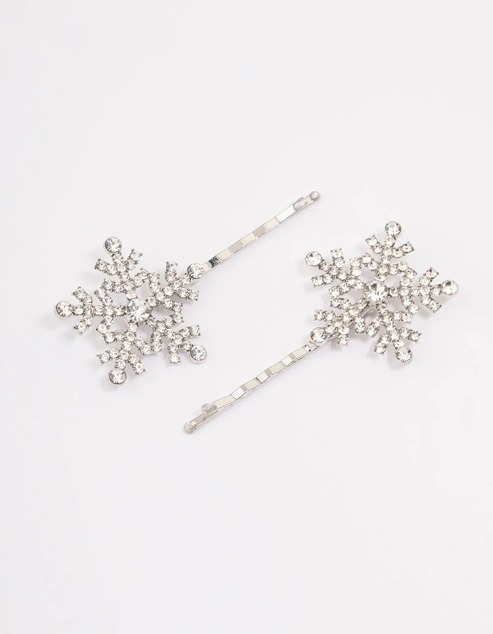 Silver Snowflake Hairpins 2-Pack sold by lovisa