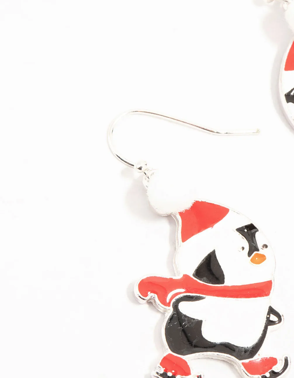 Skating Penguins Silver Drop Earrings sold by lovisa product image thumbnail 5