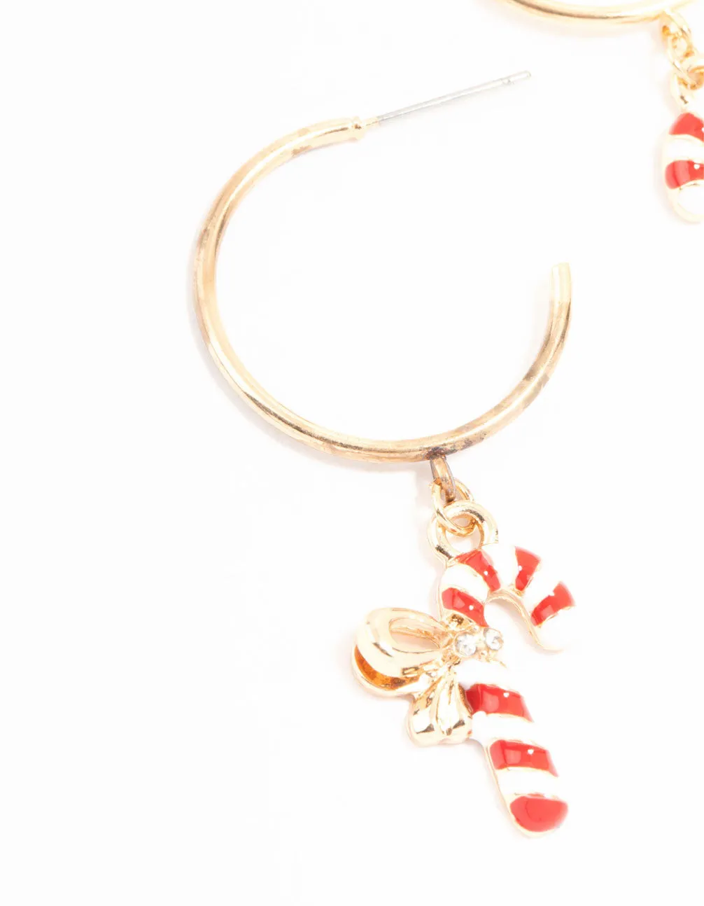 Gold Festive Charm Hoops Earrings 3-Pack sold by lovisa product image thumbnail 2