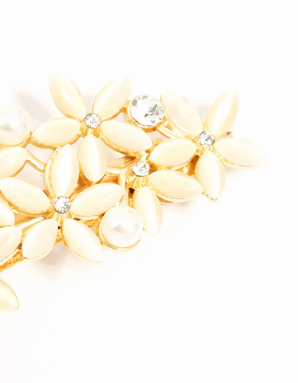 Pearl & Flower Cluster Hair Clip sold by lovisa product image thumbnail 3