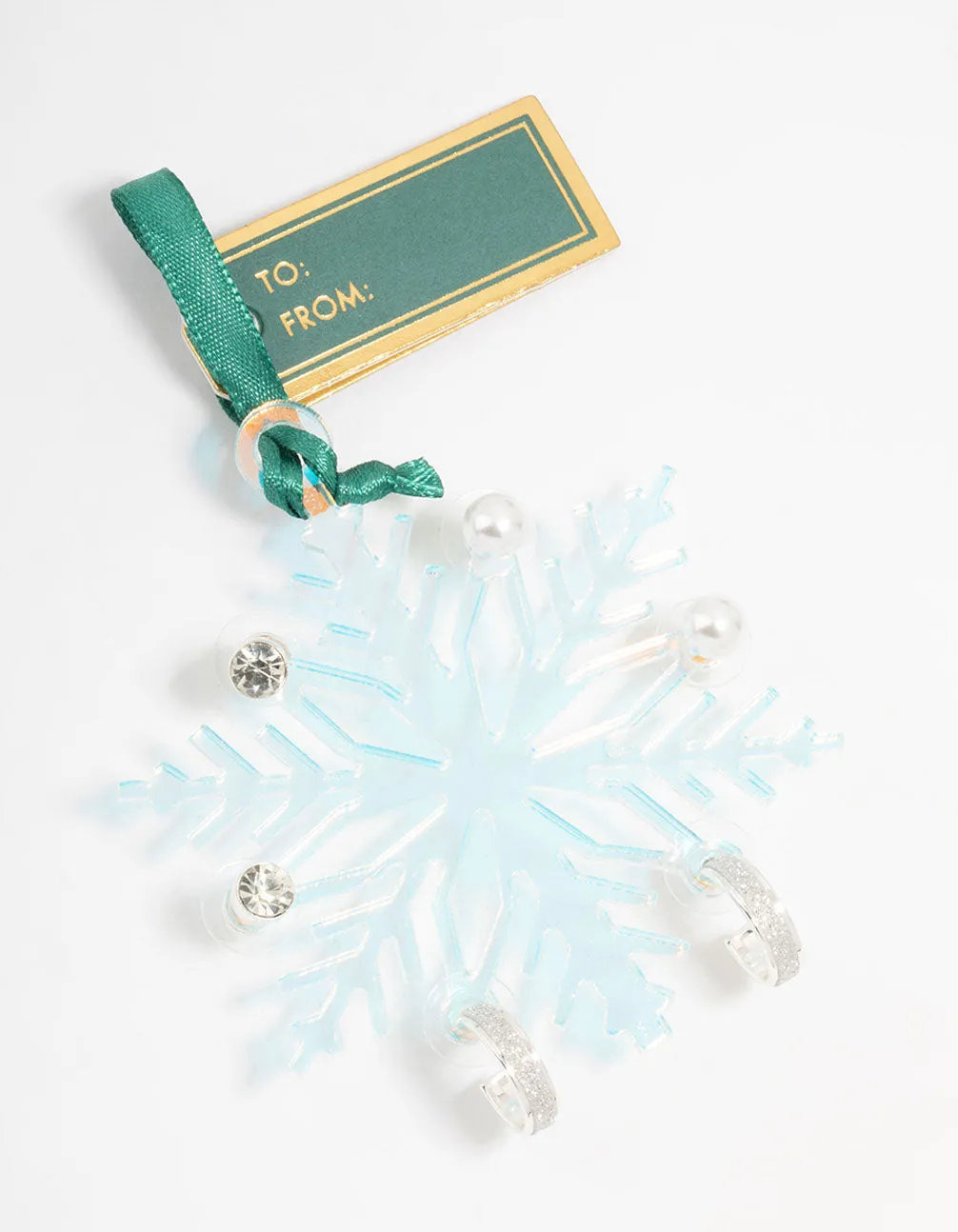 Silver Diamante & Glitter Earrings 3-Pack sold by lovisa product image thumbnail 3