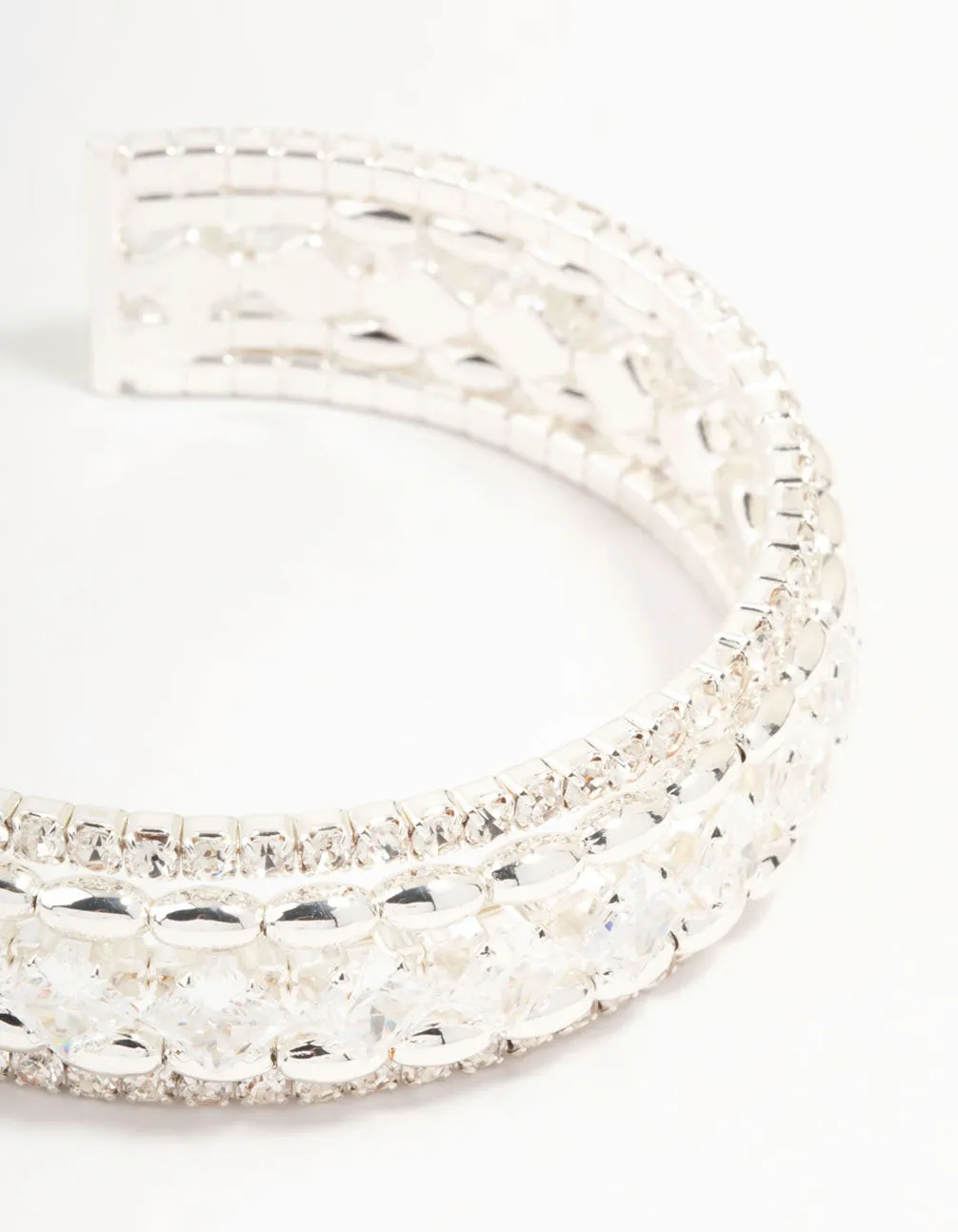 Cubic Zirconia Cupchain Wrist Cuff sold by lovisa product image thumbnail 2