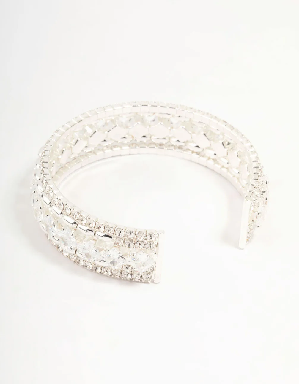 Cubic Zirconia Cupchain Wrist Cuff sold by lovisa product image thumbnail 3